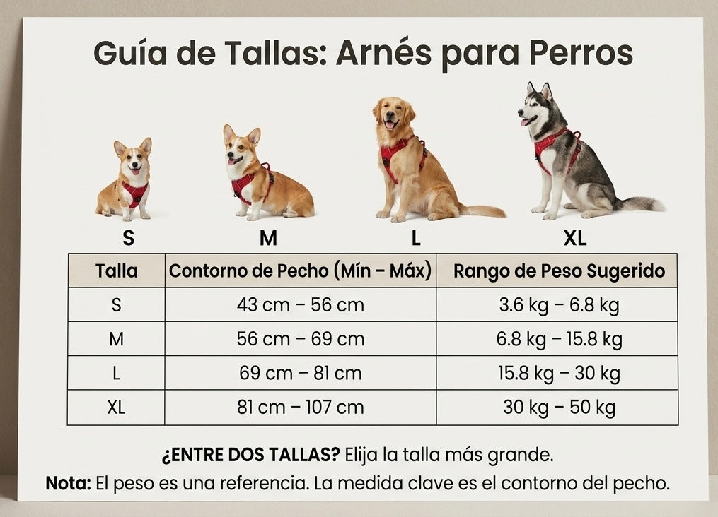 Arnés Antitirones Premium (Tallas S a XL)