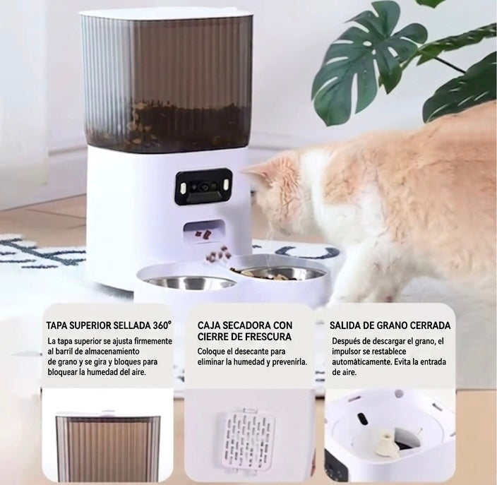 Comedero Automático Inteligente con Cámara HD