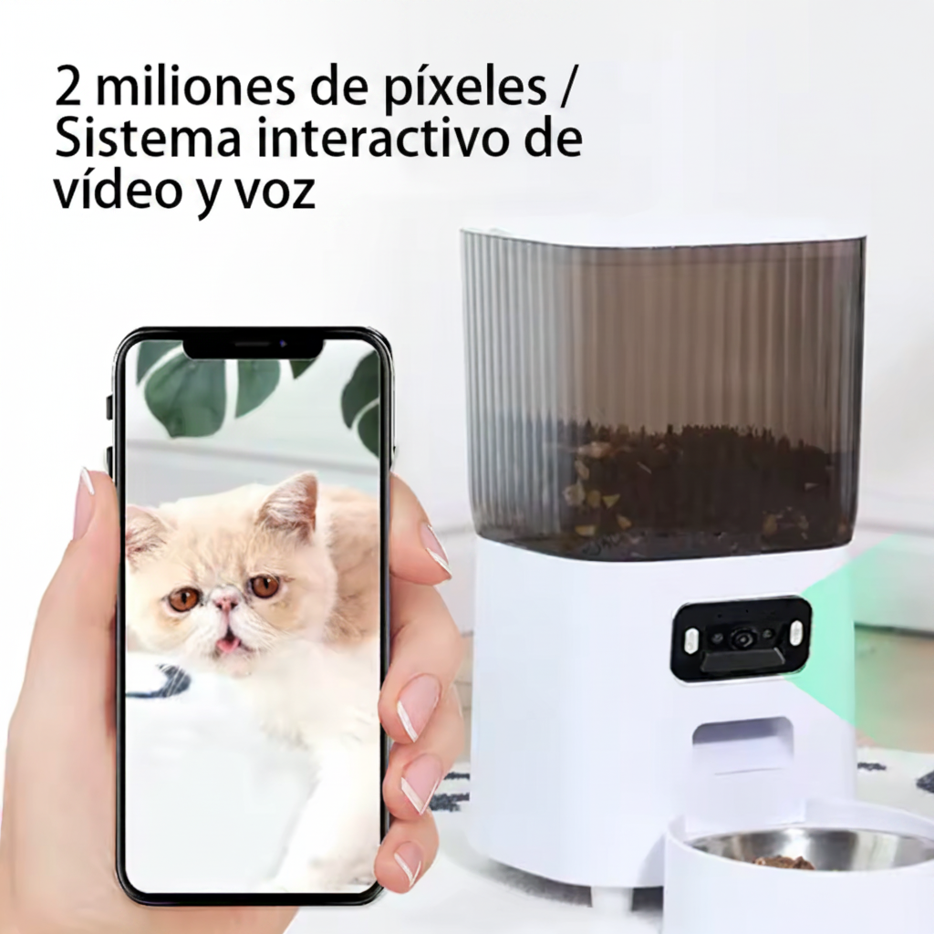 Comedero Automático Inteligente con Cámara HD