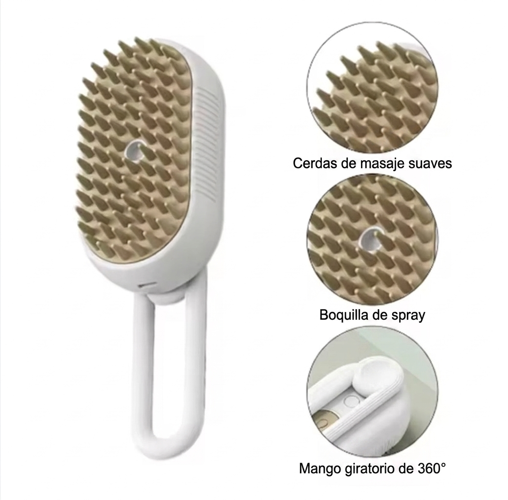 Cepillo de vapor 3 en 1