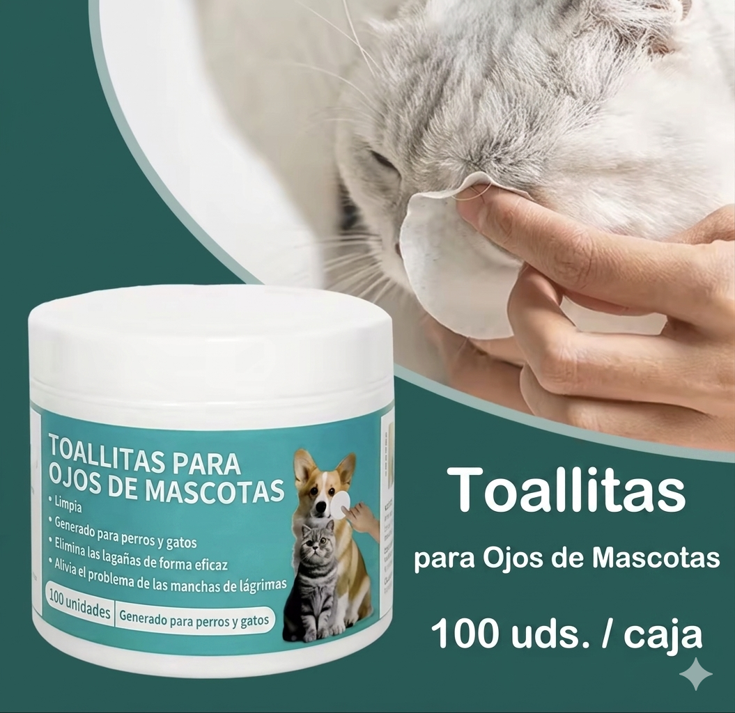 Toallitas limpiadoras de ojos