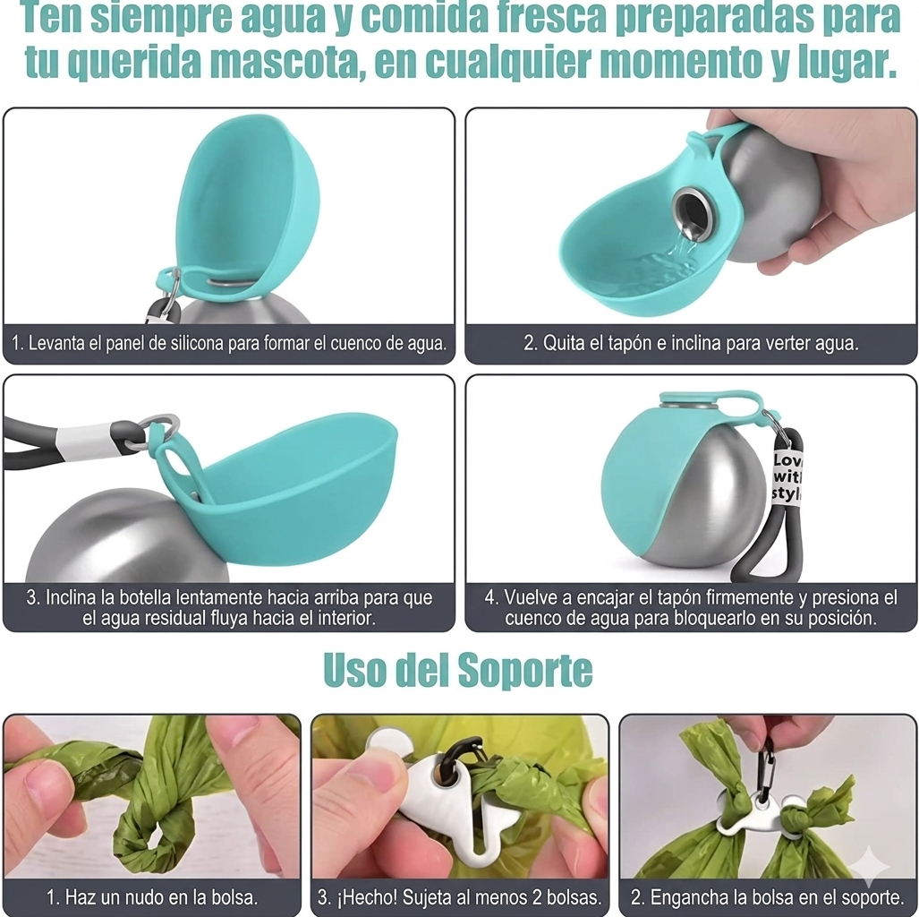 Botella Acero Inoxidable Portátil